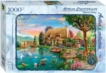 Puzzle-1000 "Коттедж на берегу" (79551) обложка книги