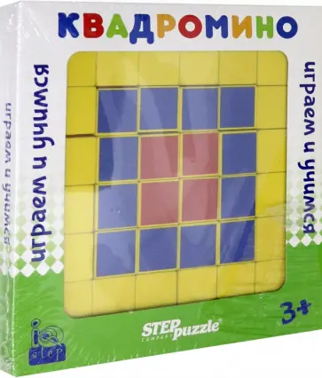 Развивающая игра из дерева "Квадромино" (89836) Развивающая игра из дерева "Квадромино" (89836) обложка книги