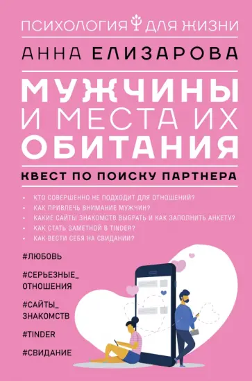 Анна Елизарова - Мужчины и места их обитания. Квест по поиску партнера обложка книги