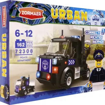 Конструктор. Спецбригада, полицейский грузовик (79820) Конструктор. Спецбригада, полицейский грузовик (79820) обложка книги