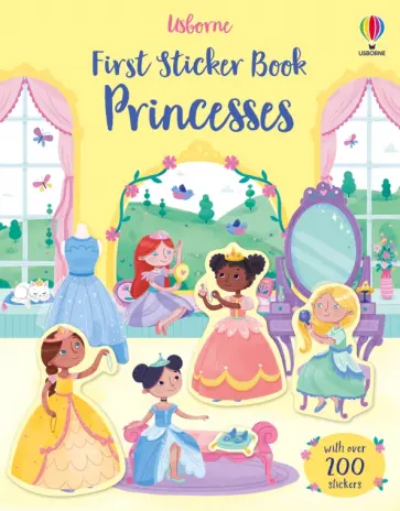 Caroline Young - First Sticker Book. Princesses обложка книги