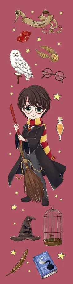 Гарри Поттер. Закладка с резинкой «Cute kids» обложка книги