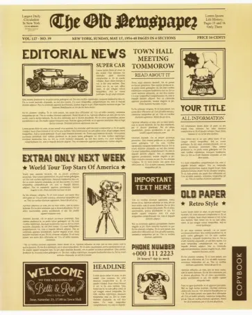 Тетрадь "Газетные вырезки", А5, 80 листов, клетка (С0412-22) обложка книги