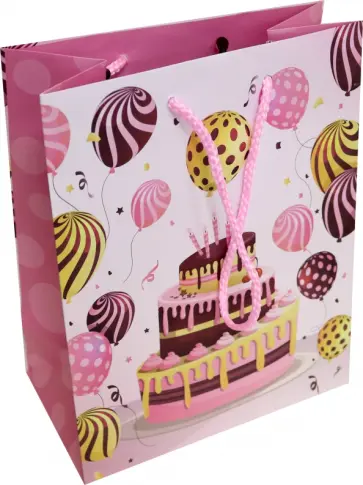 Пакет подарочный ламинированный (180х227х100 мм), (M 210) обложка книги