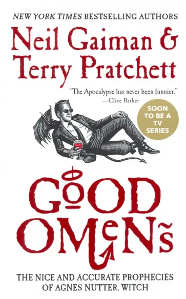 Terry Pratchett - Good Omens обложка книги