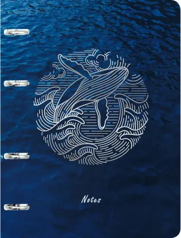 Тетрадь на кольцах "Sea", А5, 100 листов, клетка (ПБФ1004969) обложка книги