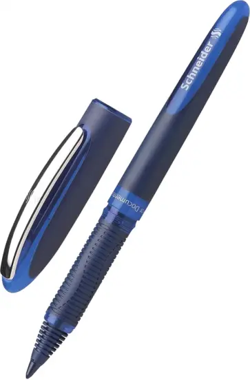 Ручка-роллер "One Business", одноразовая, синяя (183003) обложка книги