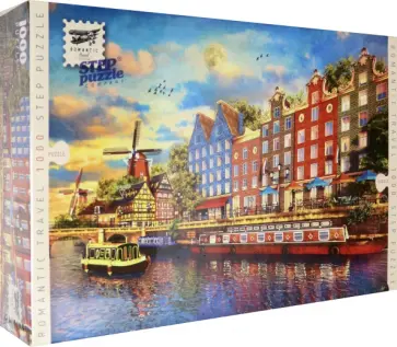 Puzzle-1000 "Амстердам" (Romantic Travel) (79153) обложка книги