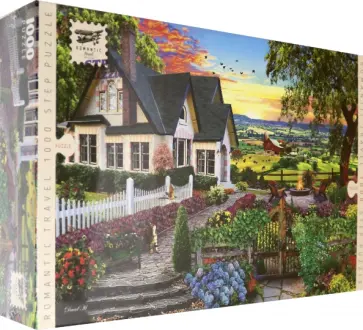 Puzzle-1000 "Вид с вершины холма" (79160) обложка книги