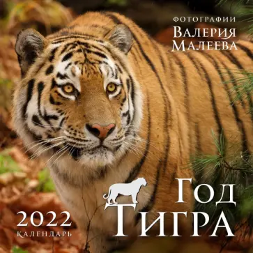 Год тигра. Фотографии Валерия Малеева. Календарь настенный на 2022 год Год тигра. Фотографии Валерия Малеева. Календарь настенный на 2022 год обложка книги