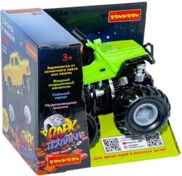 Джип 4WD со светящимся в темноте корпусом, зеленый (ВВ5062) обложка книги