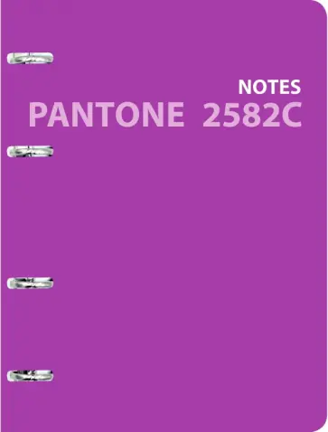 Тетрадь на кольцах "Pantone line. No. 7", 120 листов (ПБЛ1205009) обложка книги