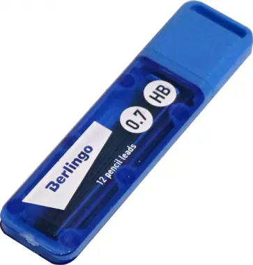 Грифели для механических карандашей (HB, 12 штук, 0,7 мм) (HB BSg_12077) Грифели для механических карандашей (HB, 12 штук, 0,7 мм) (HB BSg_12077) обложка книги