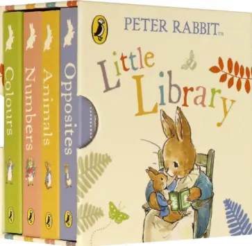 Beatrix Potter - Peter Rabbit Tales. Little Library (4 board books) обложка книги