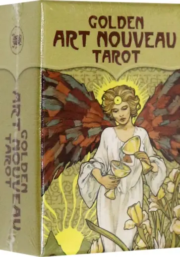 Джулия Массагли - Мини Таро "Таро Золотое Арт-Нуво". 78 карт обложка книги