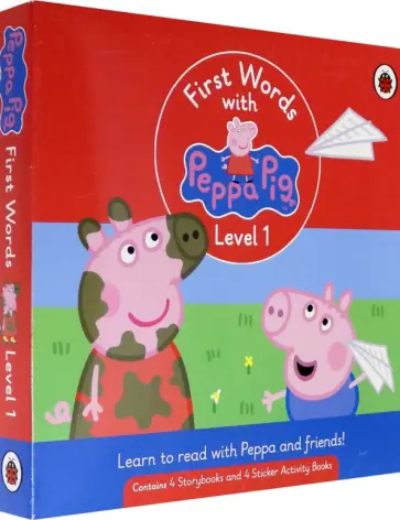 First Words with Peppa. Level 1. Box Set обложка книги
