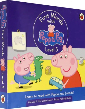 First Words with Peppa. Level 5. Box Set обложка книги