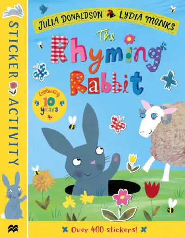 Julia Donaldson - The Rhyming Rabbit. Sticker Book обложка книги