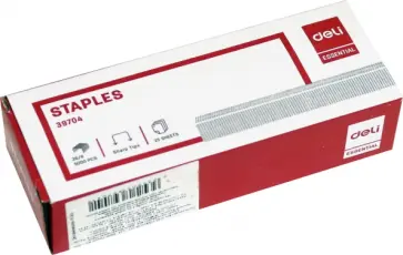 Скобы для степлера, 26/6, 5000 штук (E39704) обложка книги