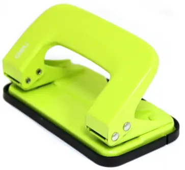 Дырокол, до 10 листов, металлический, цвет в ассортименте (E0136) обложка книги