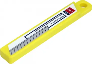 Лезвия для канцелярского ножа, ширина лезвия 9 мм., 10 штук в упаковке (E2012) обложка книги