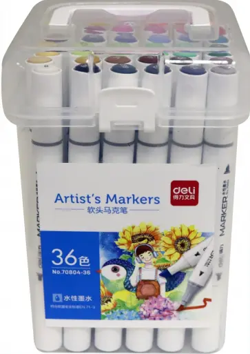 Набор маркеров для скетчинга, 36 цветов (70804-36) обложка книги