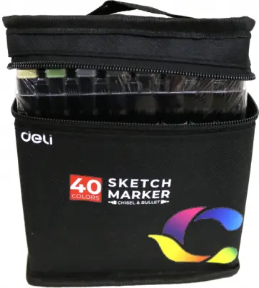 Набор маркеров для скетчинга, 40 цветов (E70806-40) обложка книги
