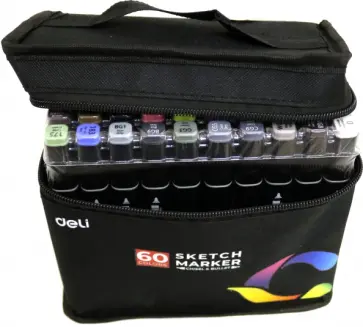 Набор маркеров для скетчинга, 60 цветов (E70806-60) обложка книги