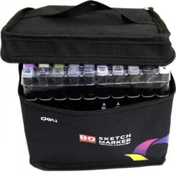 Набор маркеров для скетчинга, 80 цветов (E70806-80) обложка книги