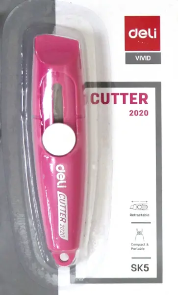 Нож канцелярский "Vivid Mini", ширина лезвия 9 мм., в ассортименте (2020) обложка книги