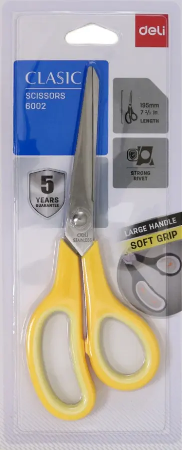 Ножницы офисные, 195 мм, в ассортименте (E6002) Ножницы офисные, 195 мм, в ассортименте (E6002) обложка книги