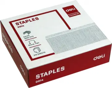 Скобы для степлера, 23/23 (E0014) Скобы для степлера, 23/23 (E0014) обложка книги