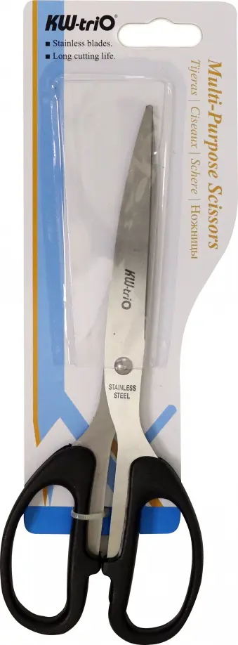 Ножницы с пластиковыми ручками, длина 210 мм, в ассортименте (JD01-21) обложка книги