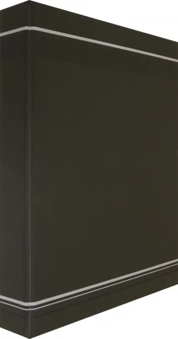 Визитница переносная на 400 визиток, А4, серая Визитница переносная на 400 визиток, А4, серая обложка книги