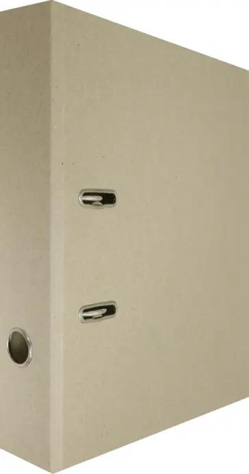 Папка-регистратор, A4, 75 мм, бурая обложка книги