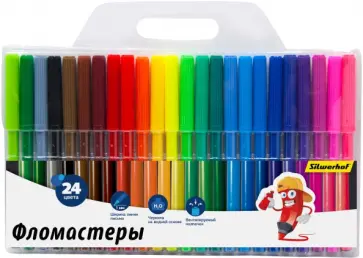 Фломастеры "Народная коллекция", 24 цвета (867219-24/417690) обложка книги