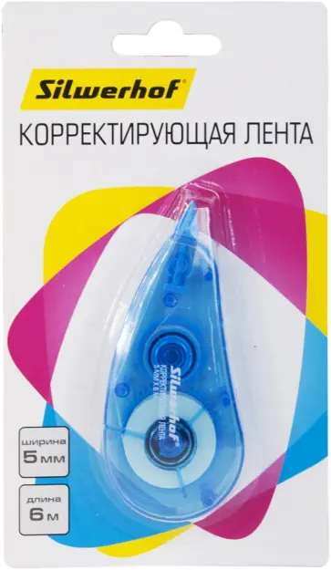 Лента корректирующая (6м х 5мм) (443017/1206616) обложка книги