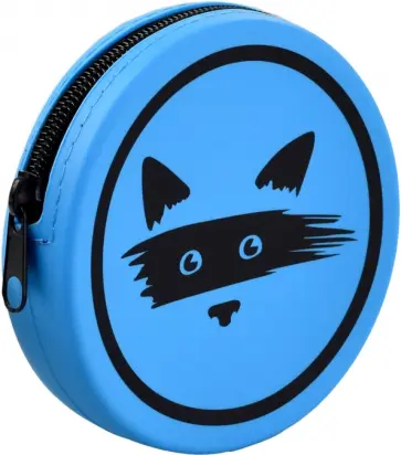 Кошелёк силиконовый "Синий енот", 10.5х10.5х2.5 см. (54267) обложка книги