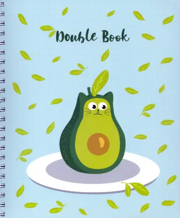 Тетрадь двойная (100 листов, 165х200 мм, гребень, клетка/линейка), КОТО - ФАНТАЗИЯ (57909) обложка книги