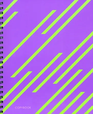 Тетрадь Яркие линии, 96 листов, клетка, А5, в ассортименте Тетрадь Яркие линии, 96 листов, клетка, А5, в ассортименте обложка книги