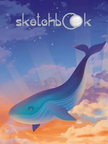 Скетчбук (80 листов, А5), Кит (80-9603) обложка книги