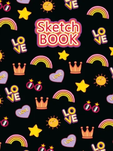 Скетчбук (80 листов, А5), Стикеры (80-0067) обложка книги