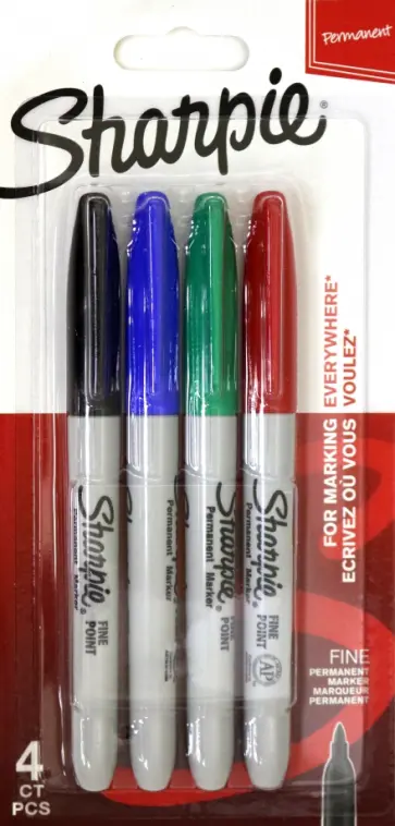 Набор маркеров перманентных Fine, 4 штуки обложка книги