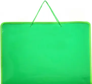 Папка пластиковая на молнии, А3, зеленая обложка книги