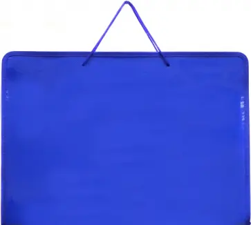 Папка пластиковая на молнии, А3, синяя обложка книги