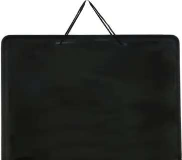 Папка пластиковая на молнии, А3, черная обложка книги