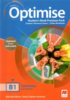 Mann, Taylore-Knowles - Optimise. Updated. B1. Student's Book Premium Pack. With Student's Resource Centre + Online Workbook обложка книги