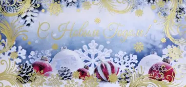 Конверт для денег С новым годом! обложка книги