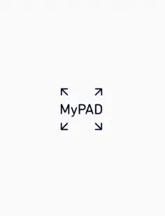 Блокнот MyPad, 48 листов, линейка, А5 Блокнот MyPad, 48 листов, линейка, А5 обложка книги