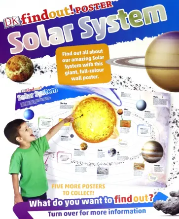 DKfindout! Solar System Poster DKfindout! Solar System Poster обложка книги
